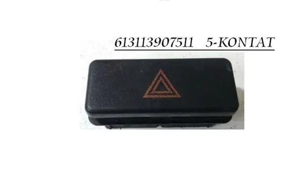 BMW 3 E36 Hazard light switch 613113907511