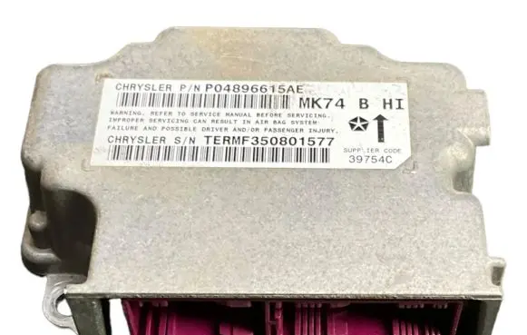 Jeep Patriot Airbag control unit/module P04896615AE 350801577