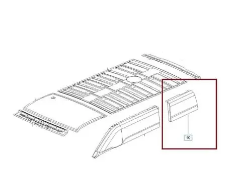 Opel Vivaro Roof 95519066
