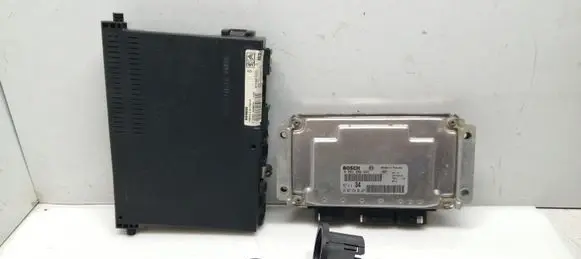 Peugeot 206 Engine ECU kit and lock set 9638783480