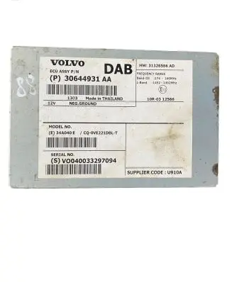 Volvo V60 Antenna control unit 30644931AA 31328586AD V0040033297094