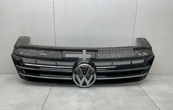 Volkswagen Sharan Front bumper upper radiator grill 7N0853655