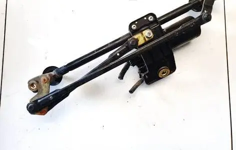Front wiper linkage and motor