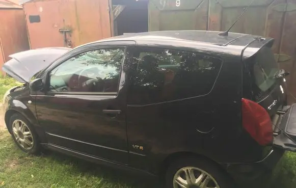 Citroen C2 Front door window regulator with motor 