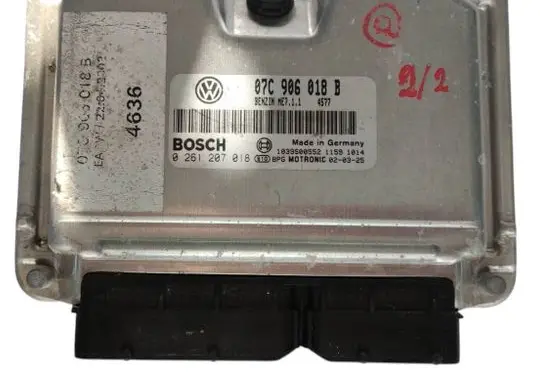 Volkswagen Phaeton Engine control unit/module ECU 07C906018B-AUTSSO 0261207018 1039S00552