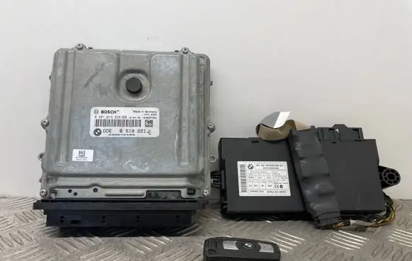 BMW 3 E90 E91 Engine ECU kit and lock set 8510221 0281016838 9226238