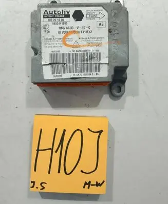 Peugeot 206 Airbag control unit/module 9653441980