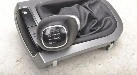 Gear lever shifter trim leather/knob