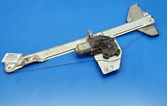 Front door window regulator with motor