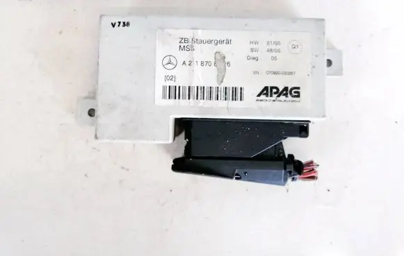 Mercedes-Benz E W211 Other control units/modules A2118708126 070920-030267