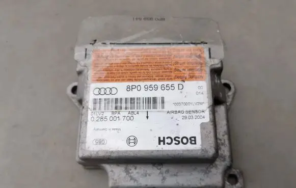 Audi A3 S3 8P Airbag control unit/module 8P0959655D 0285001700