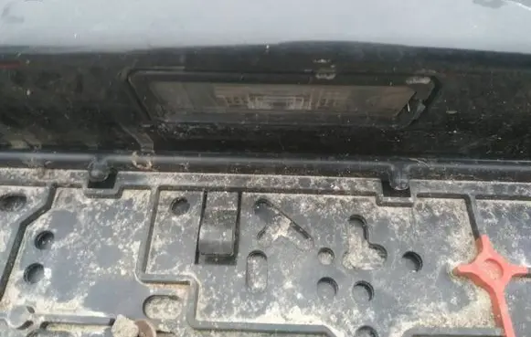 Volkswagen Golf VI Number plate light