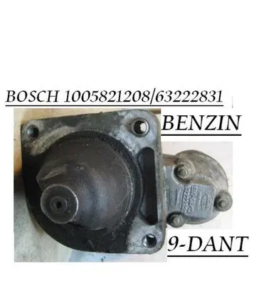 Fiat Uno Starter motor 63222831 1005821208