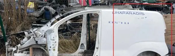 Peugeot Bipper Rear quarter panel 