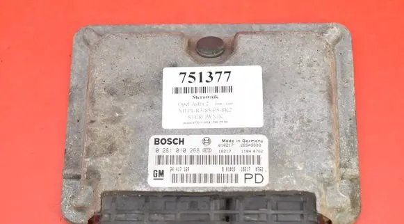 Opel Astra G Engine control unit/module ECU 24417169