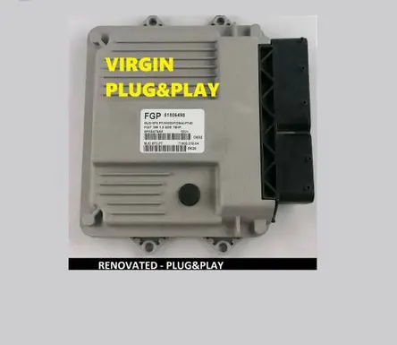 Fiat Grande Punto Engine control unit/module 51806498 7160001904
