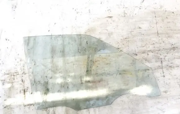 Mazda 323 Front door window glass four-door