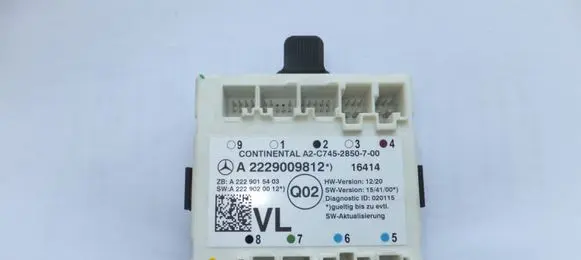 Mercedes-Benz S W222 Door control unit/module A2229009812 2229009812