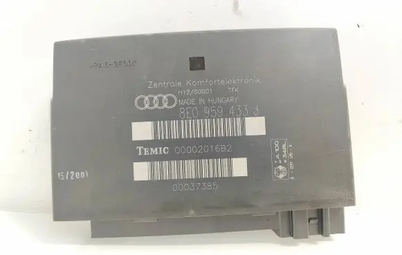 Audi A4 S4 B6 8E 8H Comfort/convenience module 8E0959433J 00002016B2 00037385