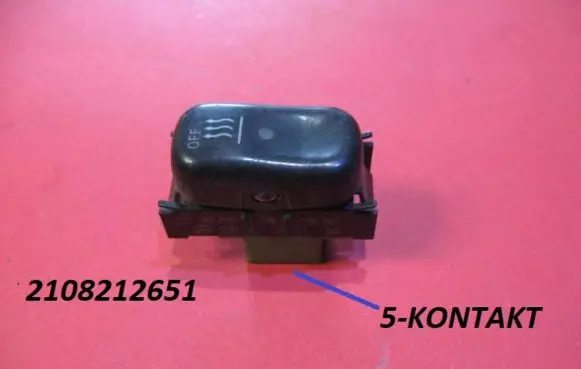 Mercedes-Benz E W210 Windscreen/window heater switch 2108212651