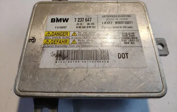 BMW 5 F10 F11 Headlight ballast module Xenon 7237647