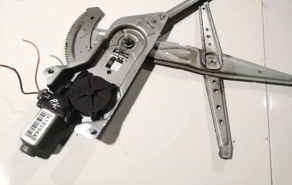 Sliding door window regulator with motor