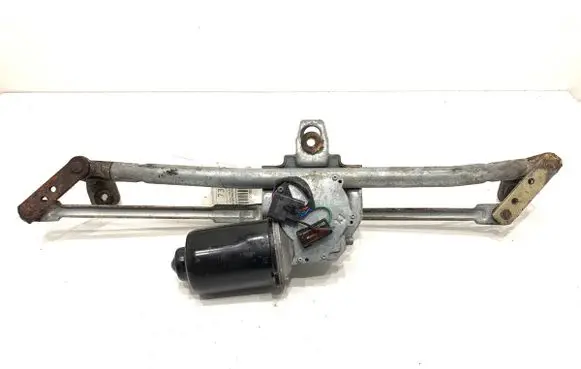 Front wiper linkage and motor