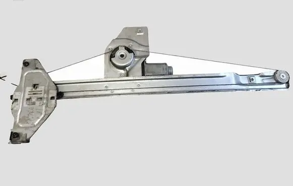 Citroen Berlingo Front door window regulator with motor 9680557880