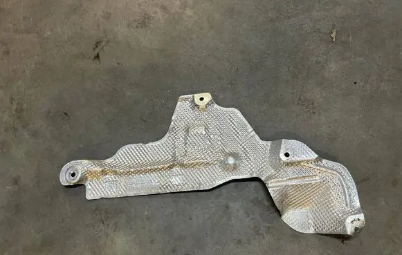 Porsche Panamera (970) Exhaust heat shield 97050455107