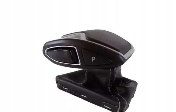 Volkswagen Touareg III Gear lever shifter trim leather/knob 761713139A