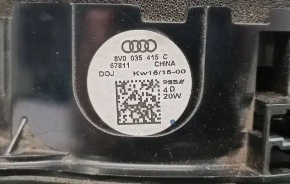 Audi A3 S3 8V Front door speaker 8V0035415C 67811