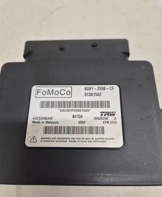 Volvo V60 Hand brake control module 31341542 6G912598CF A2C53296349
