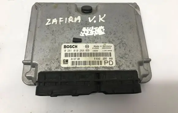 Opel Zafira A Engine control unit/module 0281010268 24417169