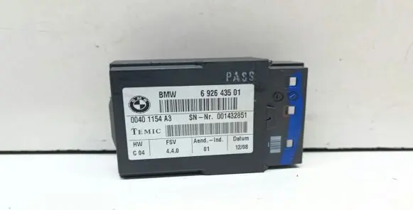 BMW 1 E81 E87 Seat control module 6926435