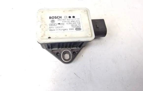 Audi A4 S4 B8 8K ESP acceleration yaw rate sensor 8K0907637C