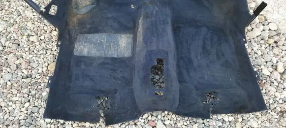 Volkswagen Golf II Front floor carpet liner 
