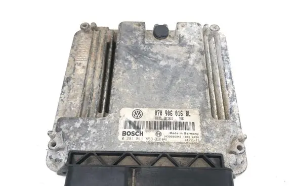 Volkswagen Touareg I Engine control unit/module 070906016BL 0281011859
