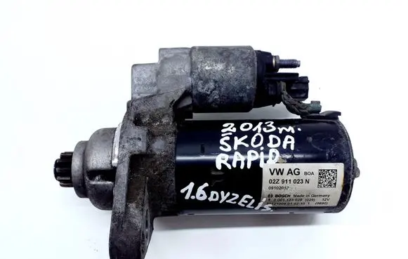 Skoda Rapid (NH) Starter motor 02Z911023N
