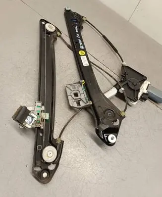 Front door window regulator with motor