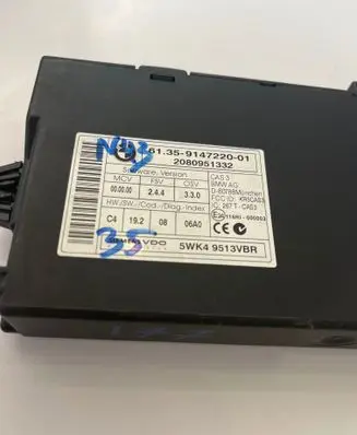 BMW 3 E92 E93 CAS control unit/module 9147220 5WK49513VBR 2080951332