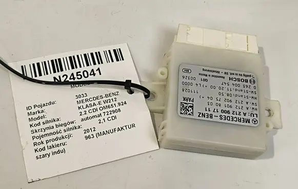 Mercedes-Benz E W212 Central body control module A2129001711