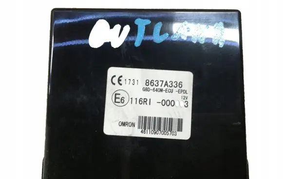 Mitsubishi Outlander Other control units/modules 8637A336