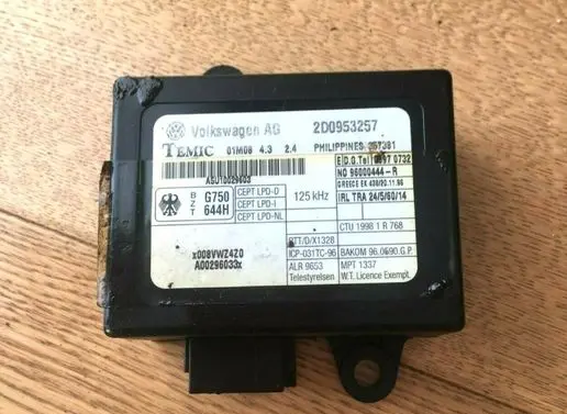 Volkswagen II LT Immobilizer control unit/module 2D0953257