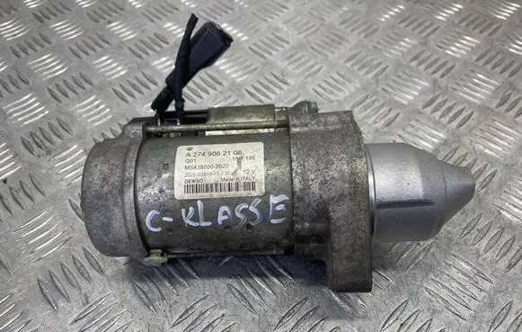 Mercedes-Benz C W205 Starter motor A2749062100 MS4380002020 20200381615135