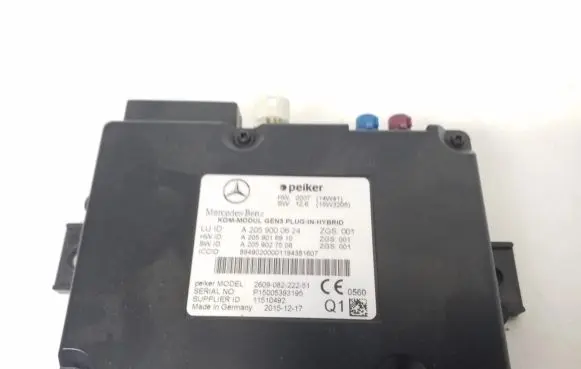 Mercedes-Benz B W246 W242 Other control units/modules A2059000624
