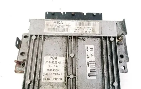 Citroen Xsara Picasso Engine control unit/module 9641338980 9632727280-02