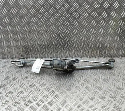 Front wiper linkage and motor