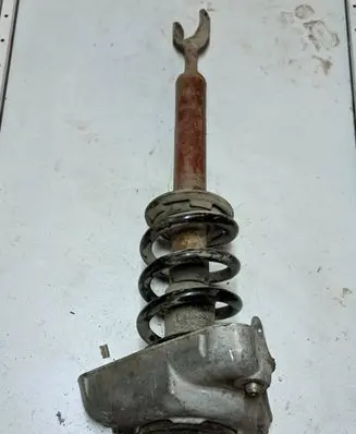 Audi A6 S6 C6 4F Front shock absorber with coil spring 4F0412377