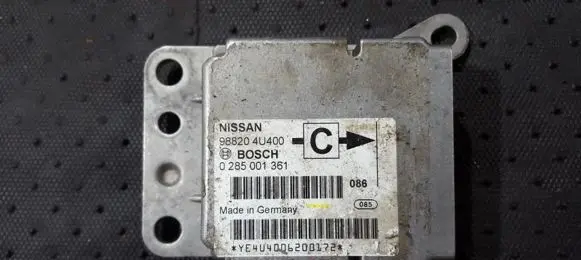Nissan Almera Tino Airbag control unit/module 988204U400 0285001361