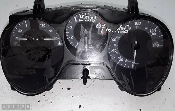Seat Leon (1P) Speedometer (instrument cluster) 110080279019 016054